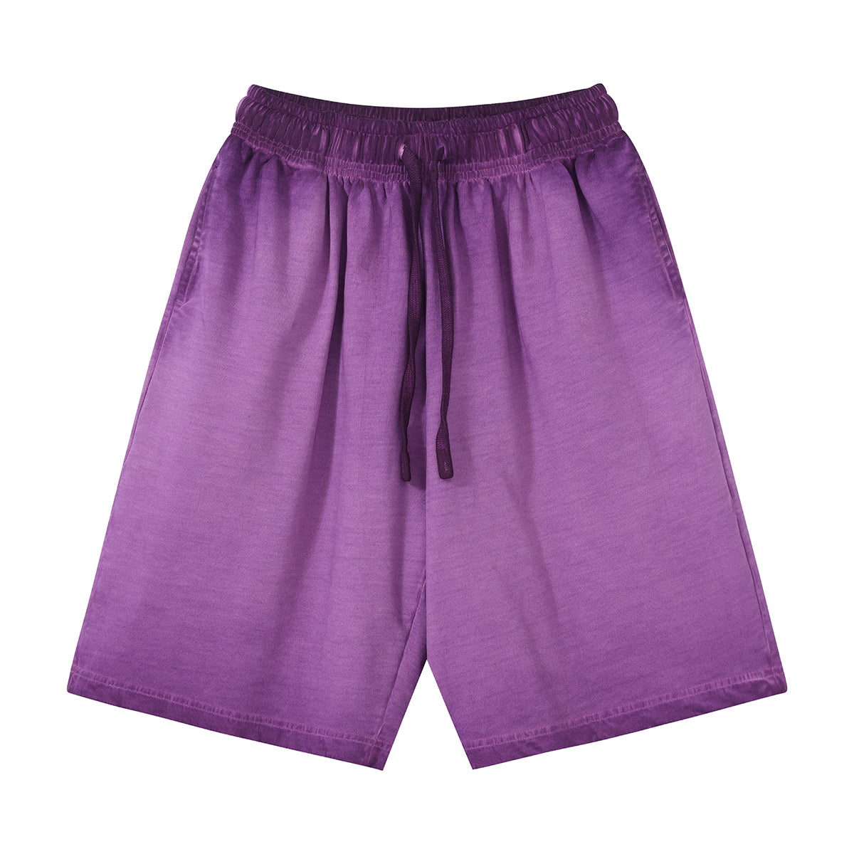 Washed Faded Cotton Short Pants