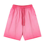 Washed Faded Cotton Short Pants