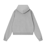Washed Distressed Loose Casual Hoodie