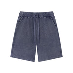 Bermudas con lavado vintage y salpicaduras de tinta