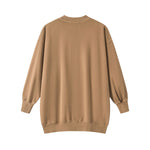 Heavyweight Cotton Washed Vintage Mid‑Length Sweatshirt