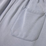 Gradient Monkey‑Wash Heavyweight Cotton Straight‑Leg Casual Pants