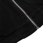 Vintage Washed Hooded Denim Work Jacket for Men