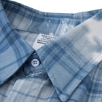 Heavyweight Distressed Plaid Box Polo Shirt 7.0oz