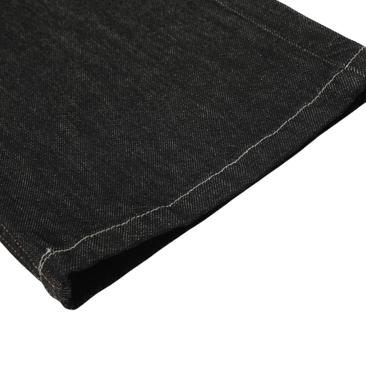 Raw Black Relaxed Straight Leg Vintage Denim Jeans