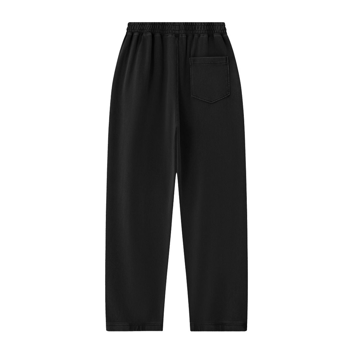 Loose Draped Wide‑Leg Washed Distressed Casual Pants