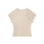 Academia Style Soft Daily Wear Stretch Tee