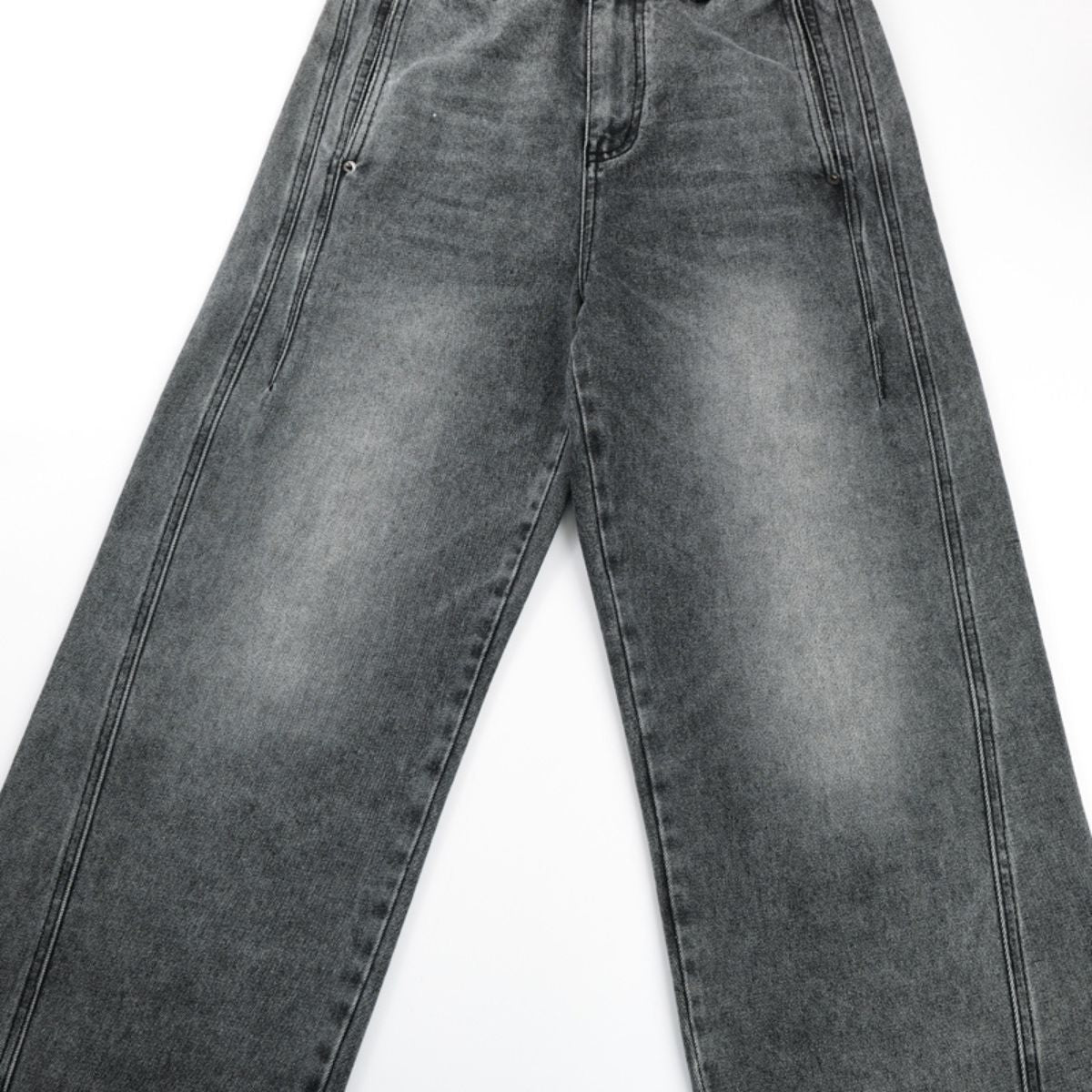 Washed American Streetwear Unisex Jeans