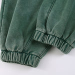 Acid Washed Cotton Baggy Joggers