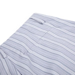 Vintage Contrast‑Stripe Pleated Relaxed Wide‑Leg Casual Trousers