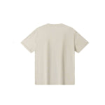 Camiseta destructiva de peso pesado con borde crudo de 10 oz