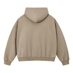 Vintage 370G Brushed Cotton Snow‑Washed Boxy Drop‑Shoulder Hoodie