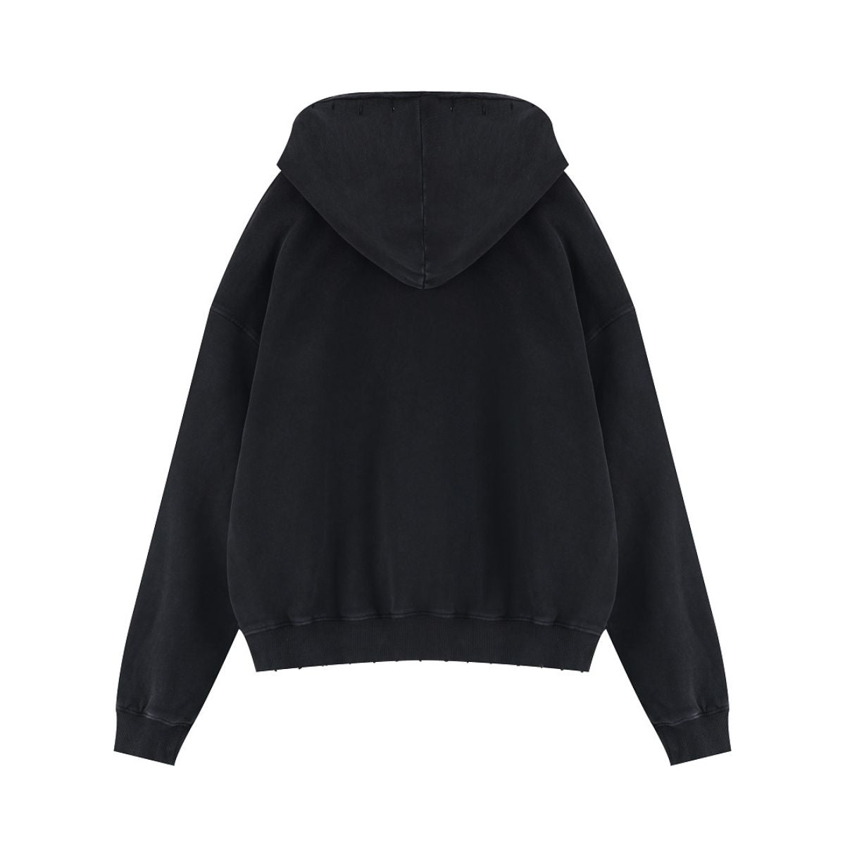 Women's Heavyweight Snow Wash Cropped Long Sleeve Hoodie