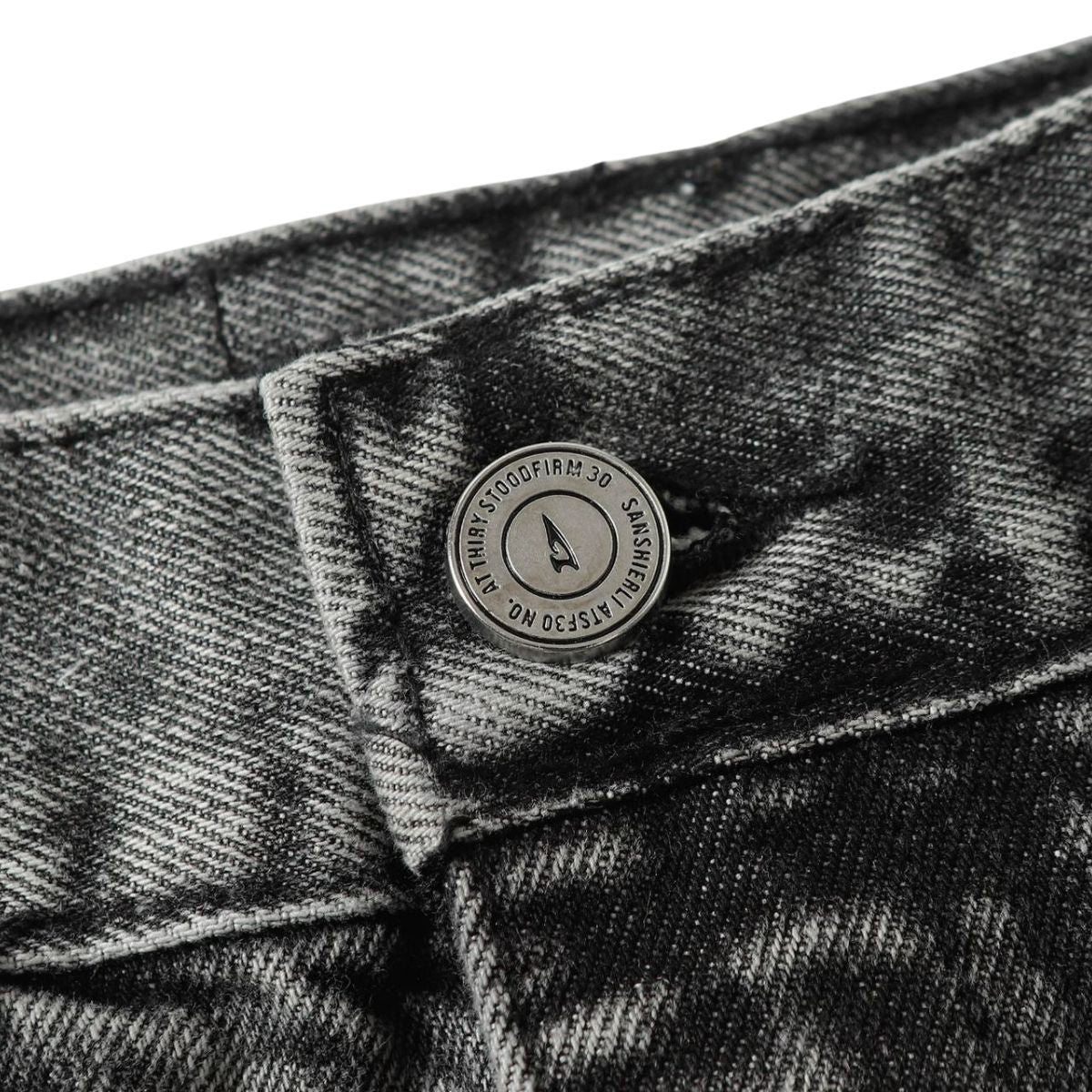 Smoke Rise Trap Denim Raw Trim Flare Jeans