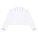 410G Heavyweight Cotton Cropped Sweatshirt | Coverstitch Detail Street Pullover