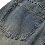 Vintage Washed Relaxed Straight Leg Jeans