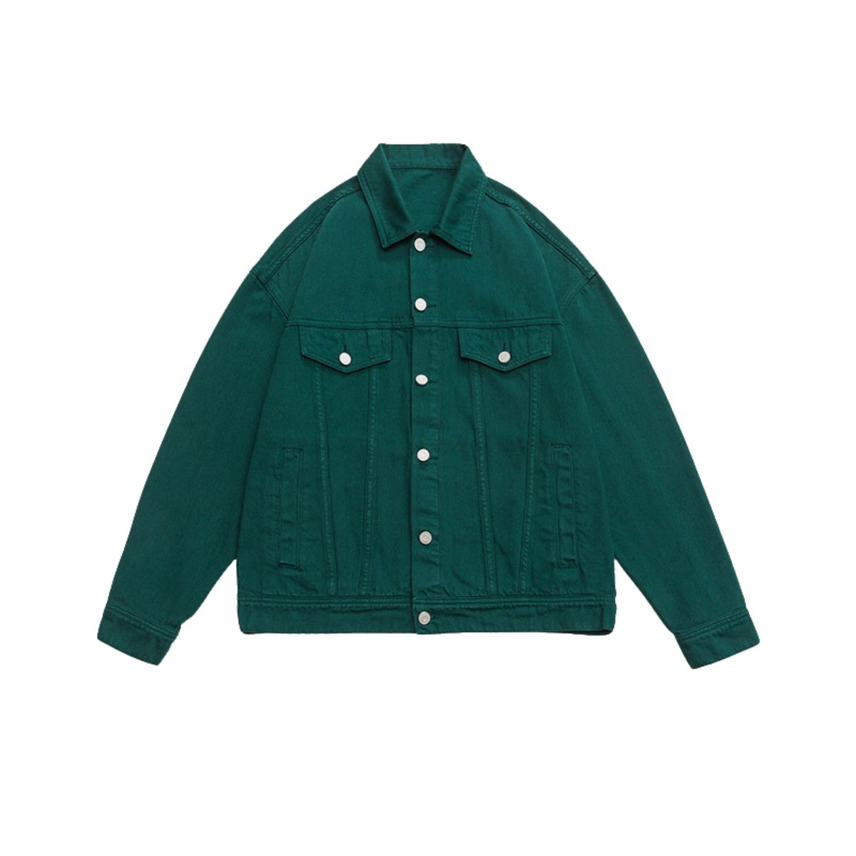 Unisex Washed Trucker Denim Jacket