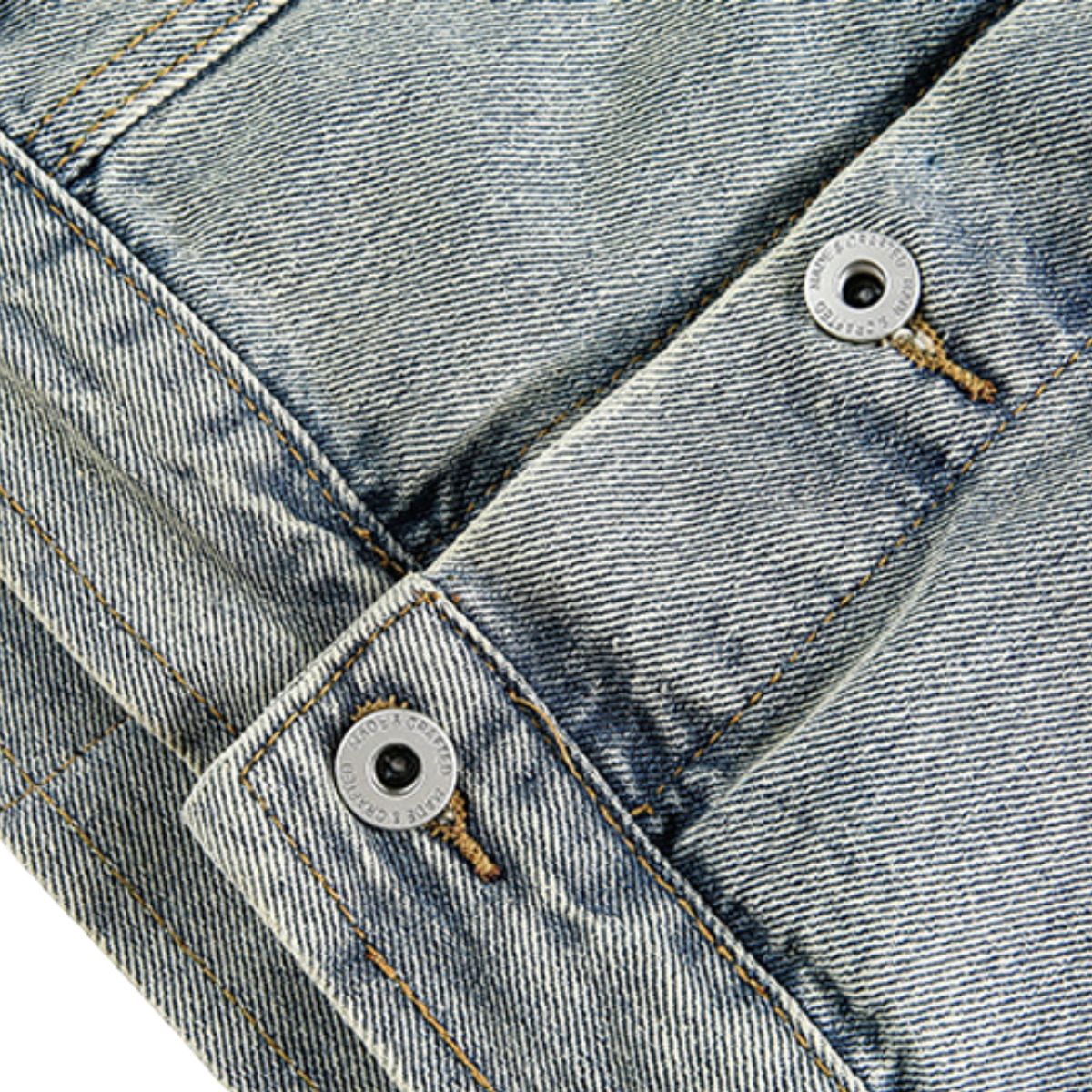 Unisex Loose Lazy Style Retro Cute Animal Embroidered Lapel Washed Denim Jacket