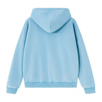 Cotton Heavyweight Washed Distressed Terry Hoodie