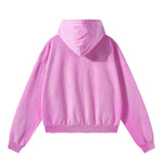 Monkey Wash Ripped Distressed Cotton Pullover Hoodie