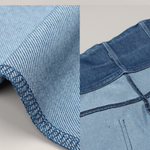 High-Waisted Button-Front Skinny Jeggings