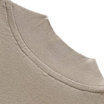 Relaxed Drop Shoulder Rib Hem BF Fit Casual Tee