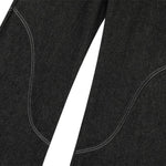 Men's Embroidered Denim Wide Leg Pants Street Vibe Unique Pockets