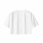 Cyber-Grunge Distressed Cutout Y2K Cropped Top