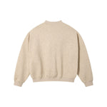 Loose Drop Shoulder Crew Neck Sweatshirt Casual Pullover