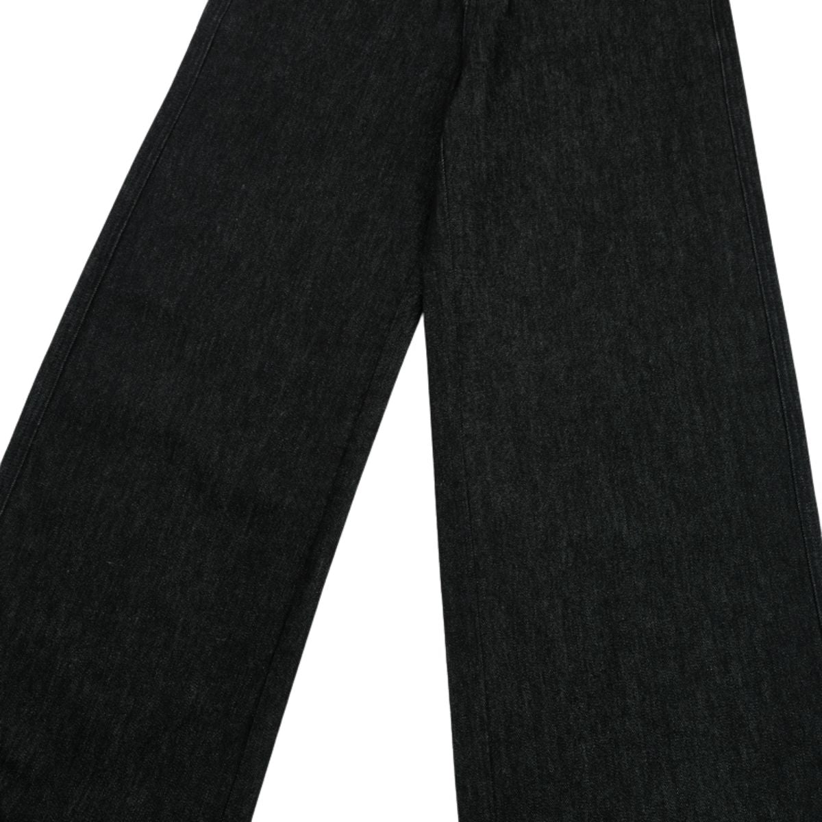 Washed Color‑Block Patchwork Jeans