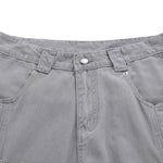 Multi Pocket Cargo Denim Shorts