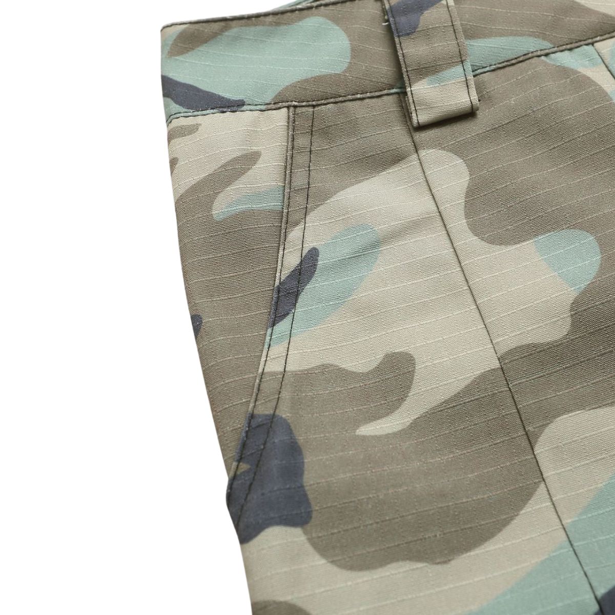 Vintage Camo Star Embroidered Cargo Shorts