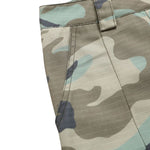 Vintage Camo Star Embroidered Cargo Shorts