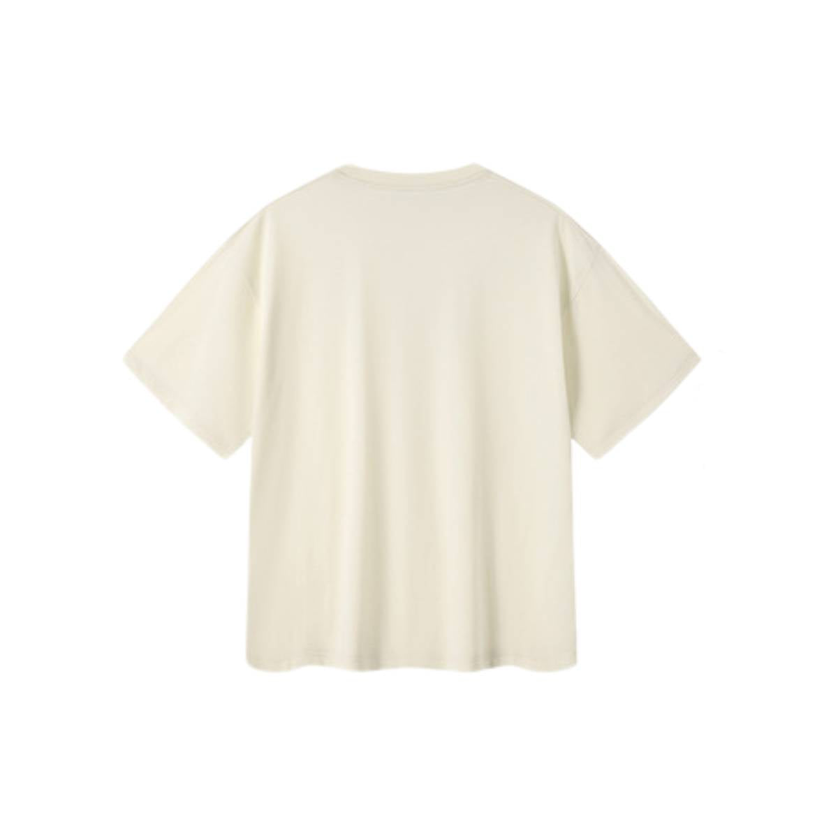 Camiseta destructiva de peso pesado con borde crudo de 10 oz