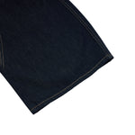 Bermudas con lavado vintage y salpicaduras de tinta