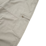Washed Wrinkled Barrel with Zipper Pockets Cargo Pants