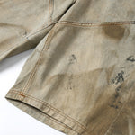 Bermudas con bordado lavado vintage