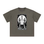 Mystery Skeleton Tarot Card Graphic Tee-INNBLAC Fashion Apparel