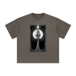 Mystery Demon Hand Tarot Card Graphic Tee-INNBLAC Fashion Apparel