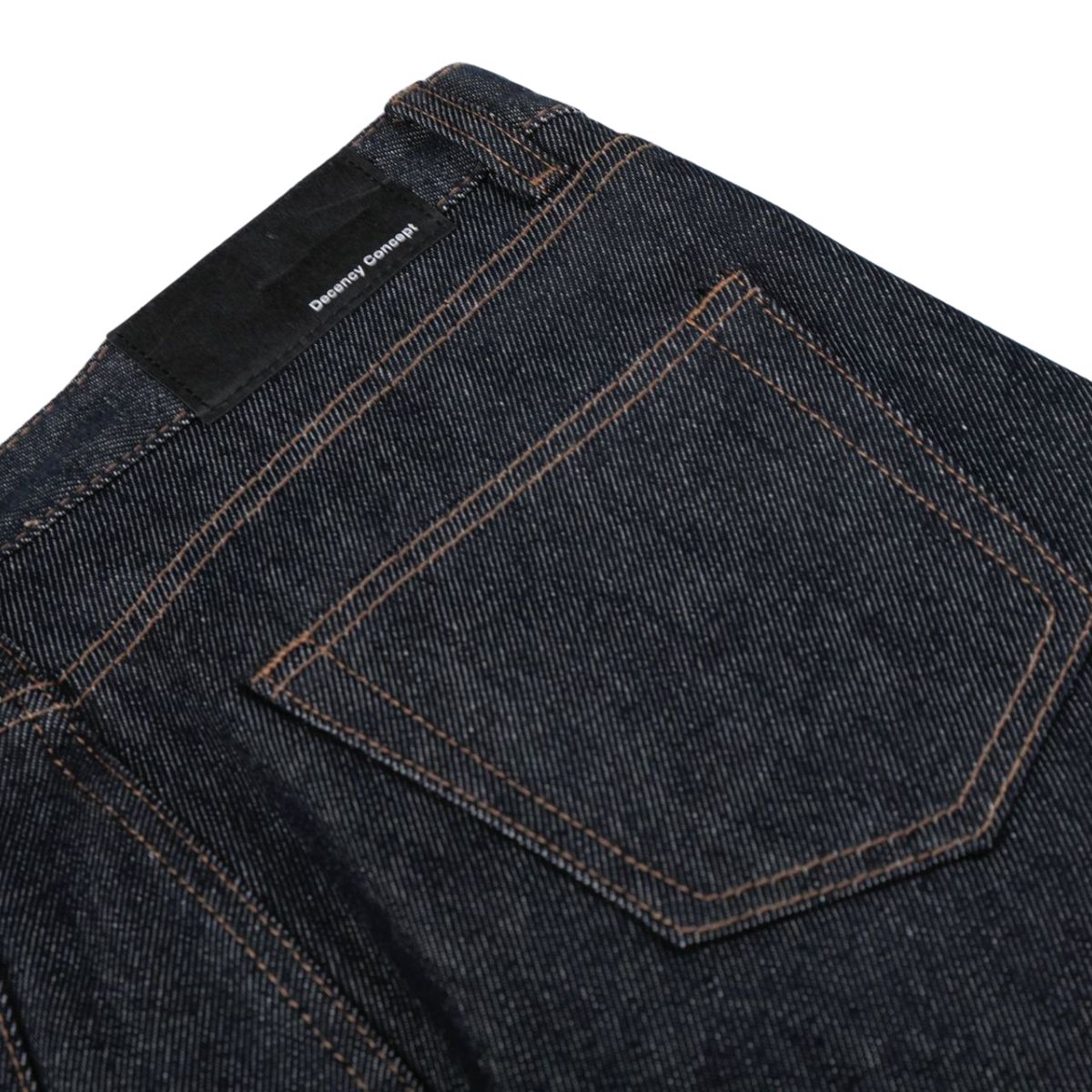 Raw Denim Wide Leg Metal Hardware Jeans