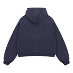 Dual Zipper Fleece Hooded Streetwear Hoodie