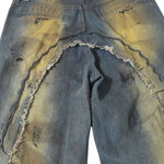 Smoke Rise Y2K Baggy Ripped Cargo Jeans