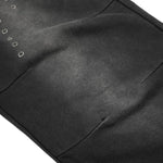 Vintage Washed Distressed Eyelet‑Stud Relaxed Wide‑Leg Trousers