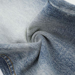 Vintage Whiskering Relaxed‑Fit Casual Jeans