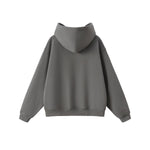 Old‑Money Boxy Fleece‑Lined Zip‑Up Hoodie