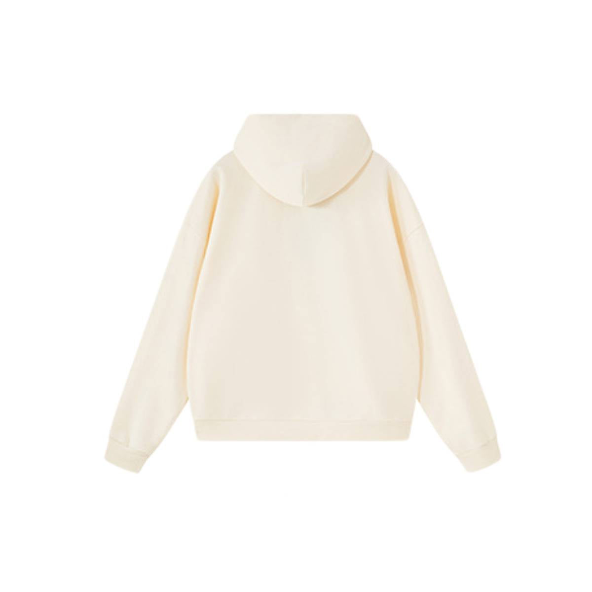Sudadera con capucha y cremallera lavada de doble cursor