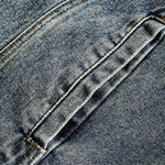 Stand-up Collar American Vintage Denim Jacket