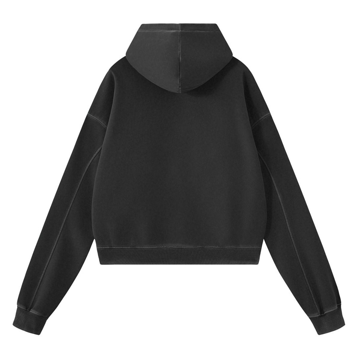 High‑Quality Terry Washed Distressed Hoodie