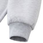 Boxy Flatlock Stitch Fleece Lined Hoodie