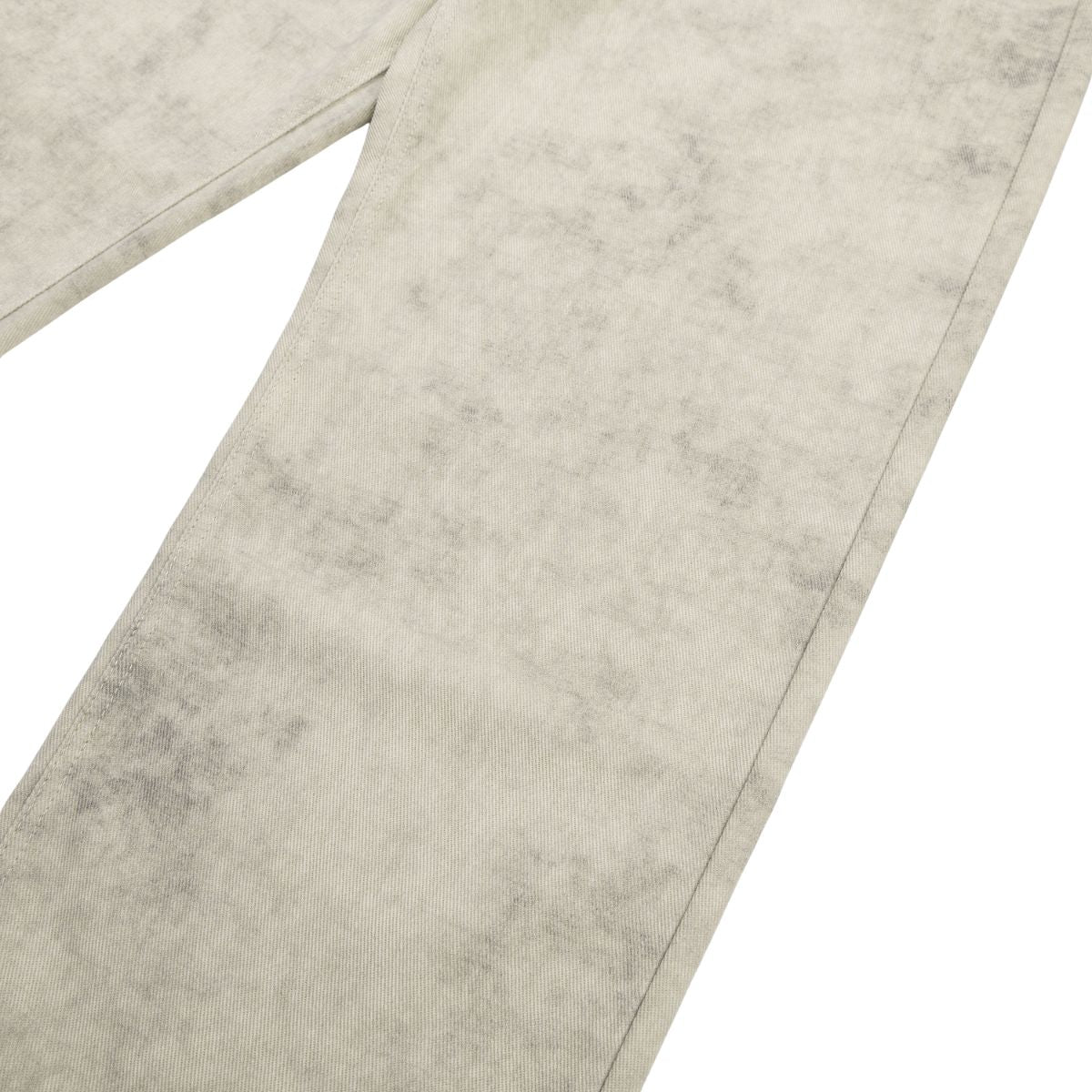 Marble Print Loose Straight Trousers